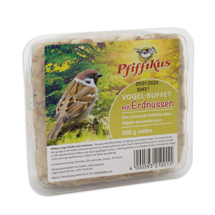 Pfiffikus Wildvogelfutter Vogel-Buffet Erdnuss